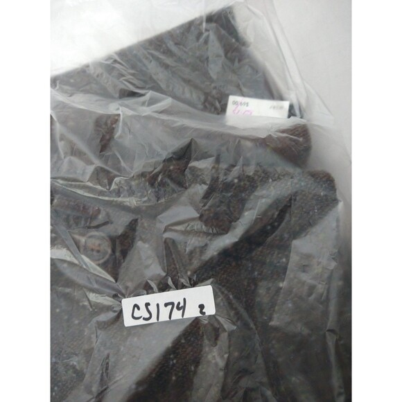 NWT VINTAGE Calvin Klein Wool Blend Pocket Brown Pleat A-Line Mini Skirt Size 12 - Picture 10 of 10